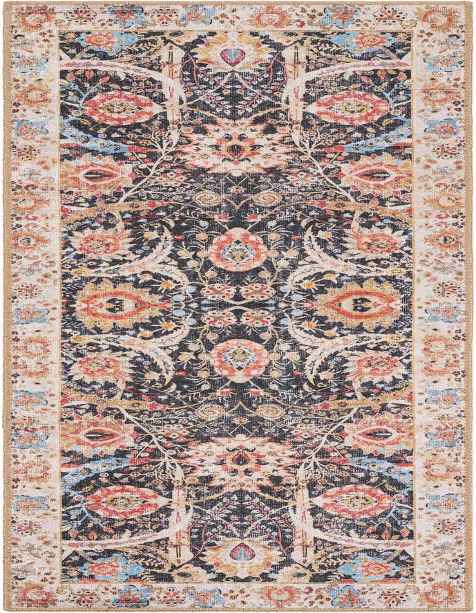 Detail image of 2' x 6' 1 Washable Timeless Runner Rug
