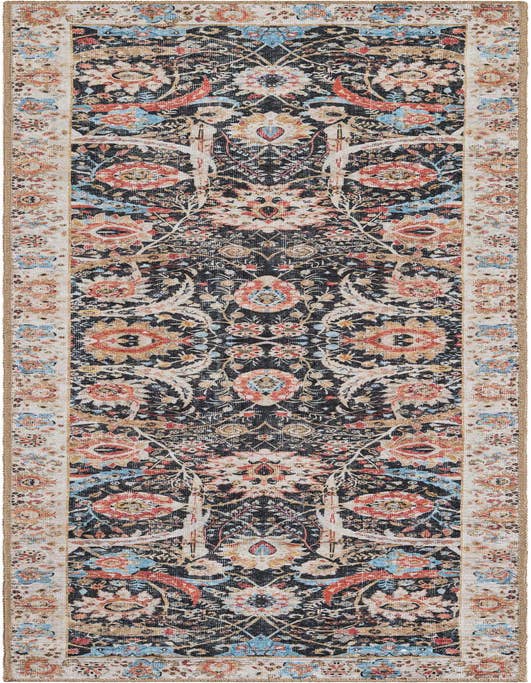 Detail image of 2' x 8' Washable Timeless Runner Rug