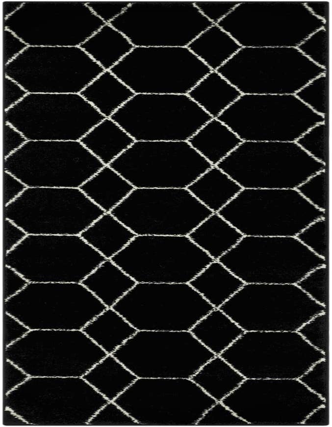 Detail image of 2' x 6' Trellis Frieze Runner Rug