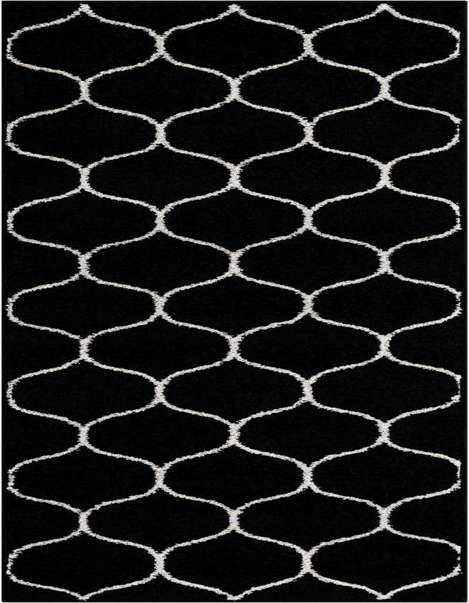 Detail image of 2' x 6' Trellis Frieze Runner Rug