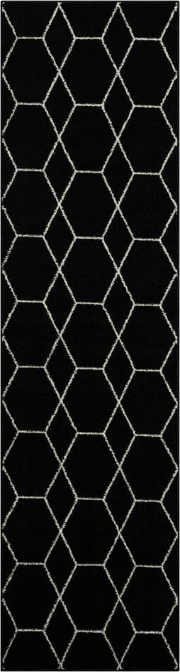 Detail image of 2' x 10' Trellis Frieze Runner Rug