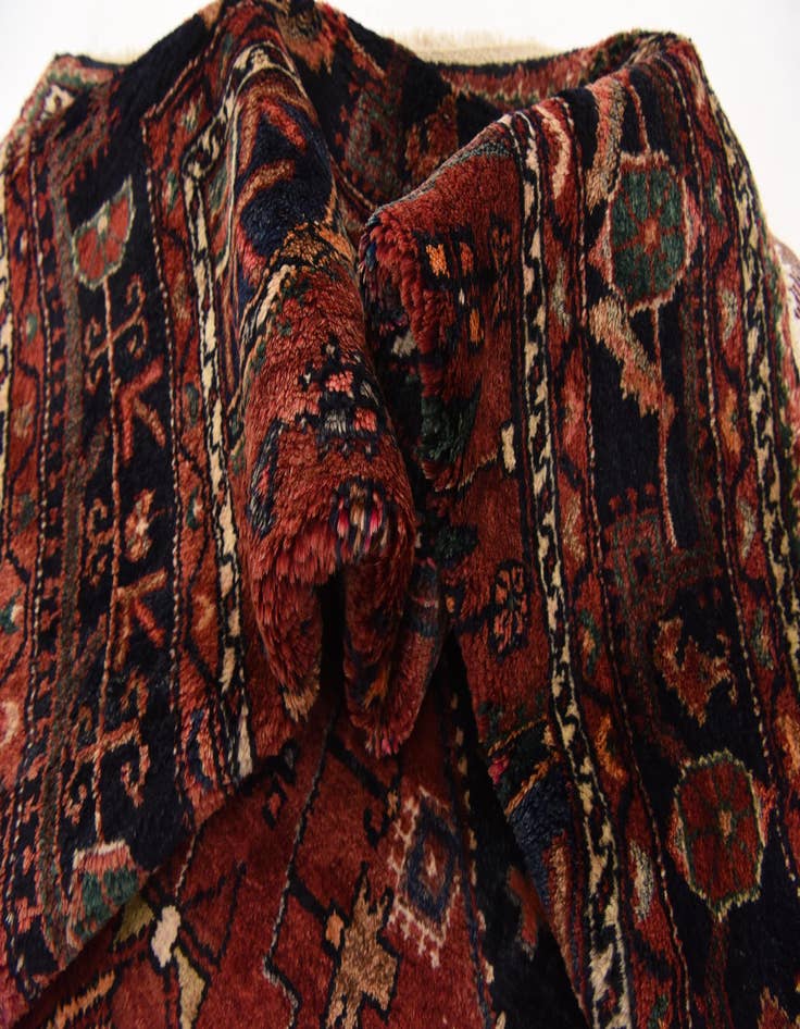 Detail image of 5' 2 x 10' 4 Hand Knotted Tuiserkan Persian Wool Runner Rug