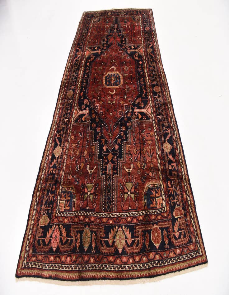 Detail image of 5' 2 x 10' 4 Hand Knotted Tuiserkan Persian Wool Runner Rug