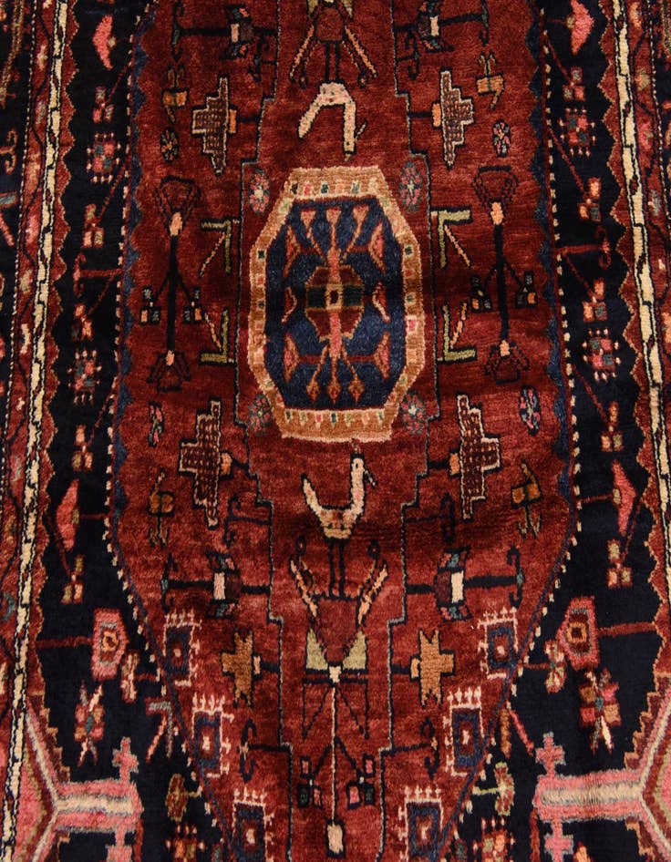 Detail image of 5' 2 x 10' 4 Hand Knotted Tuiserkan Persian Wool Runner Rug