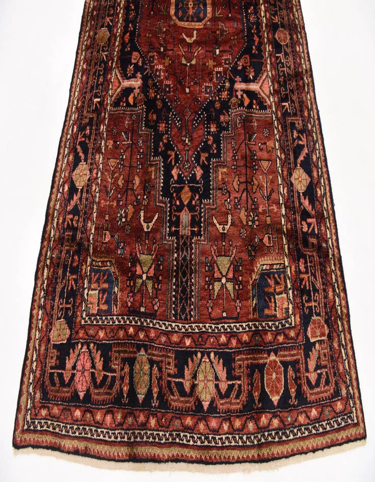 Detail image of 5' 2 x 10' 4 Hand Knotted Tuiserkan Persian Wool Runner Rug