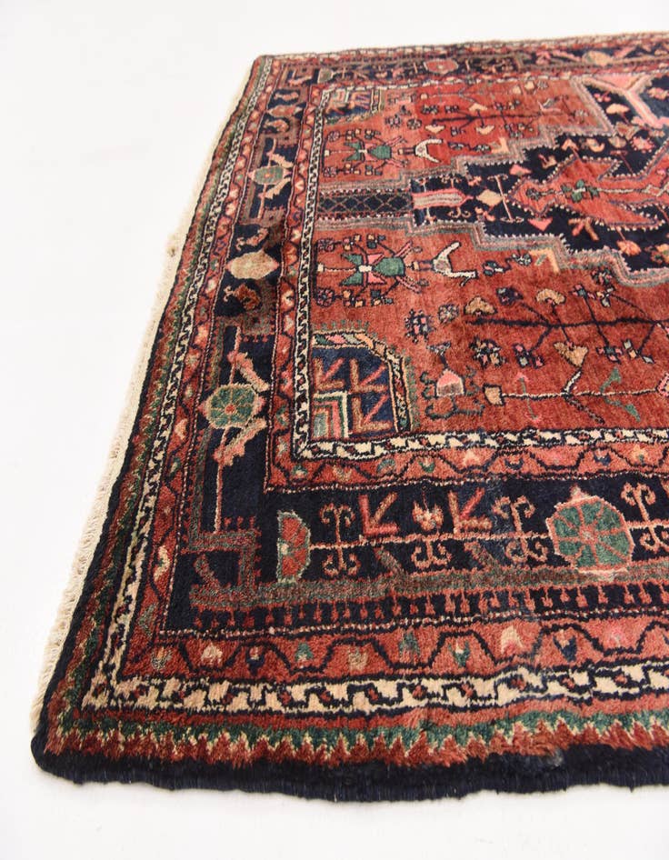 Detail image of 5' 2 x 10' 4 Hand Knotted Tuiserkan Persian Wool Runner Rug
