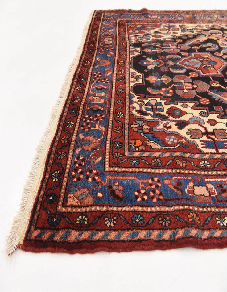 Detail image of 4' 10 x 10'  Hand Knotted Tuiserkan Persian Wool Runner Rug