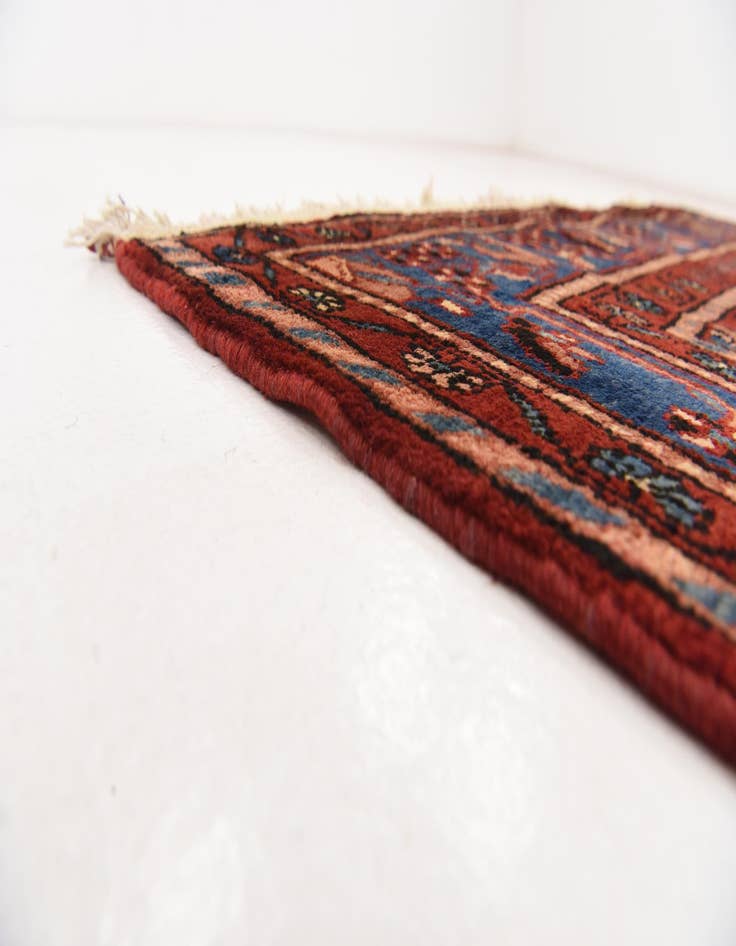 Detail image of 4' 10 x 10'  Hand Knotted Tuiserkan Persian Wool Runner Rug