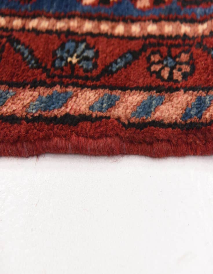 Detail image of 4' 10 x 10'  Hand Knotted Tuiserkan Persian Wool Runner Rug