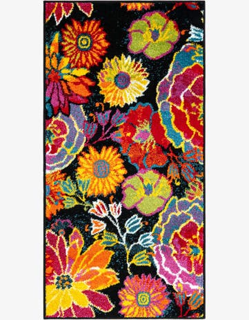 Black Tuscany Runner Rug