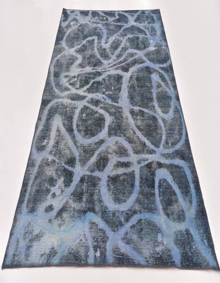 Detail image of 4' 6 x 7' 6  Hand Knotted Ultra Vintage Persian Wool Runner Rug