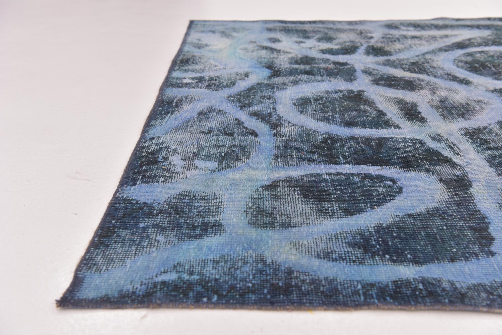 4' 6 x 7' 6 Hand Knotted Ultra Vintage Persian Wool Runner Rug