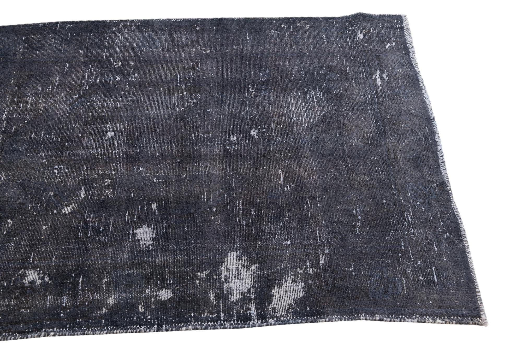 3' 4 x 9' 4 Hand Knotted Ultra Vintage Persian Wool Runner Rug