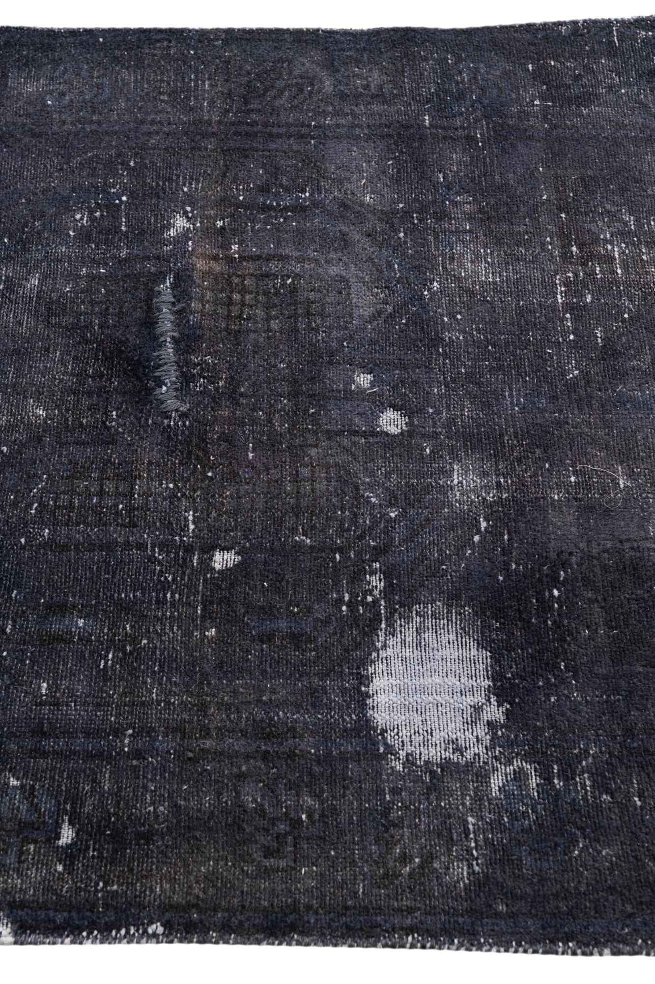 3' 4 x 9' 4 Hand Knotted Ultra Vintage Persian Wool Runner Rug