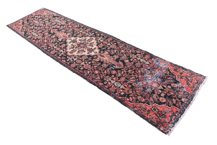 Detail image of 2' 4 x 8' 8 Hand Knotted Ultra Vintage Persian Wool Runner Rug