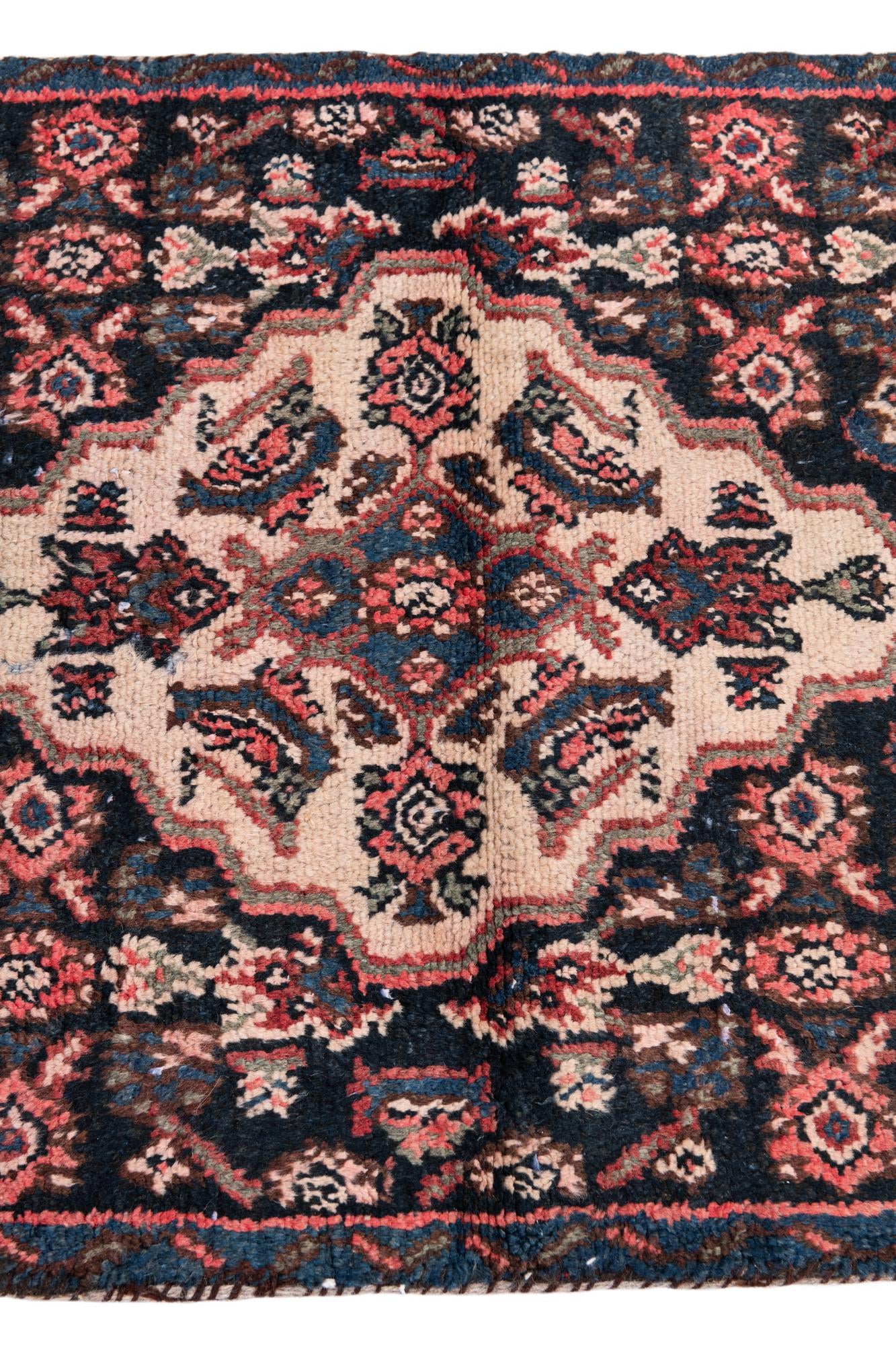 2' 4 x 8' 8 Hand Knotted Ultra Vintage Persian Wool Runner Rug