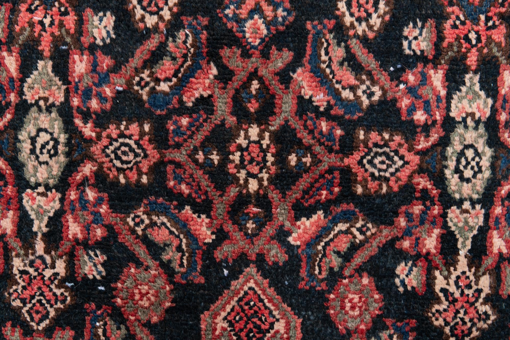 2' 4 x 8' 8 Hand Knotted Ultra Vintage Persian Wool Runner Rug