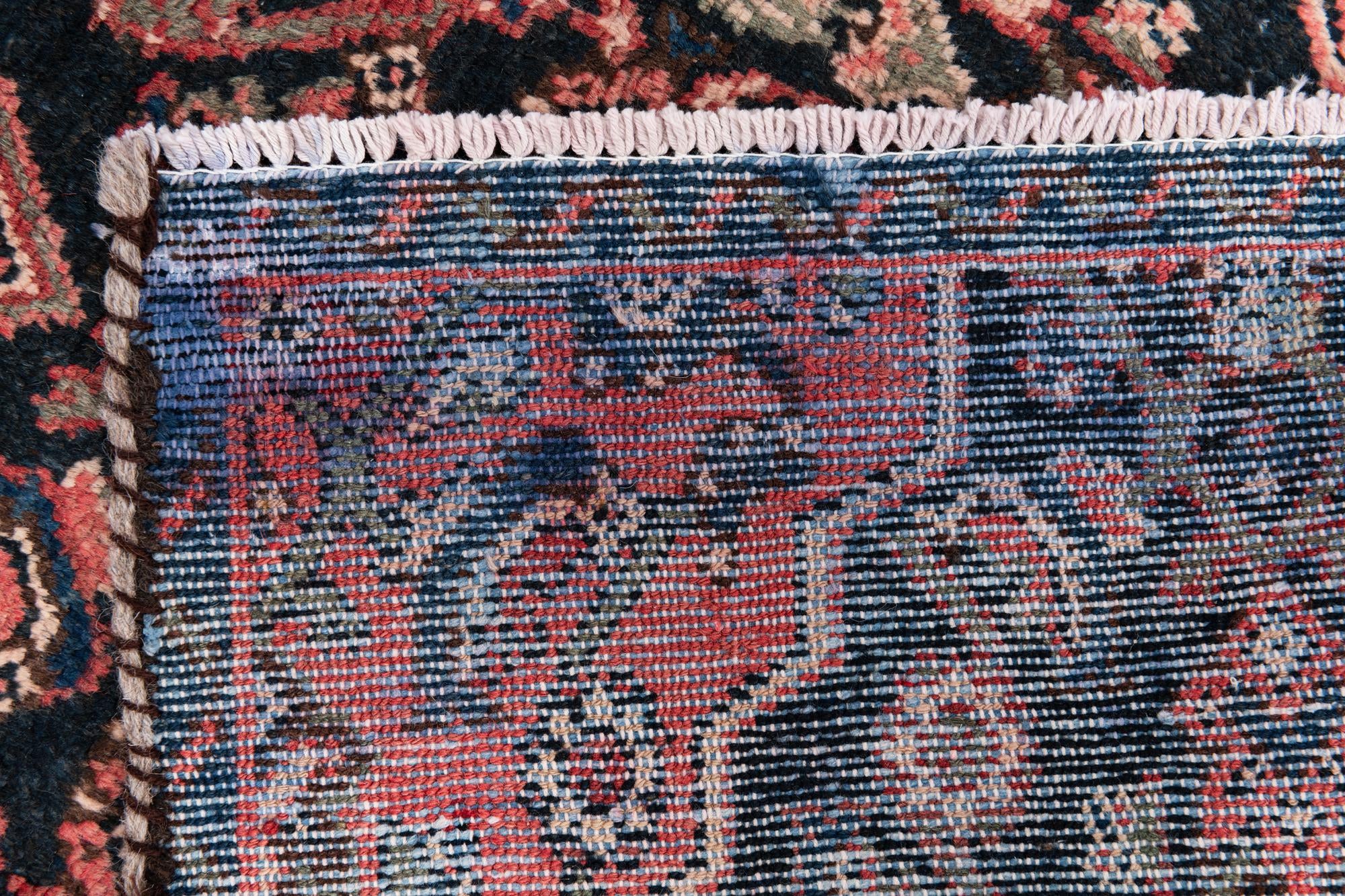 2' 4 x 8' 8 Hand Knotted Ultra Vintage Persian Wool Runner Rug