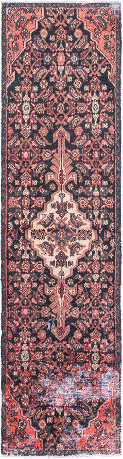 Detail image of 2' 4 x 8' 8 Hand Knotted Ultra Vintage Persian Wool Runner Rug