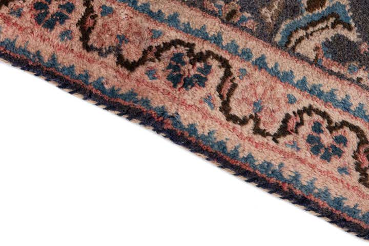 3' 9 x 10' 1 Hand Knotted Ultra Vintage Persian Wool Runner Rug