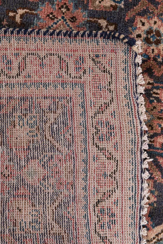 3' 9 x 10' 1 Hand Knotted Ultra Vintage Persian Wool Runner Rug
