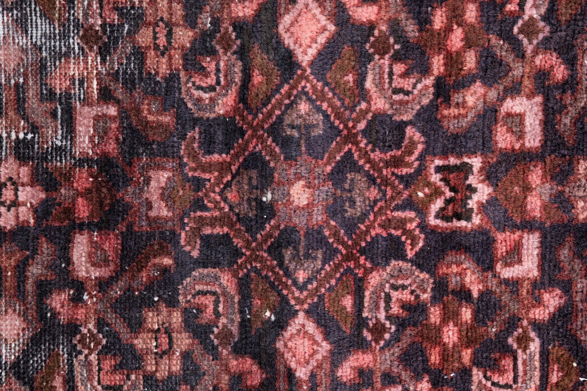 2' 3 x 13' 4 Hand Knotted Ultra Vintage Persian Wool Runner Rug