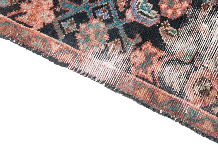 2' 1 x 9' 4 Hand Knotted Ultra Vintage Persian Wool Runner Rug