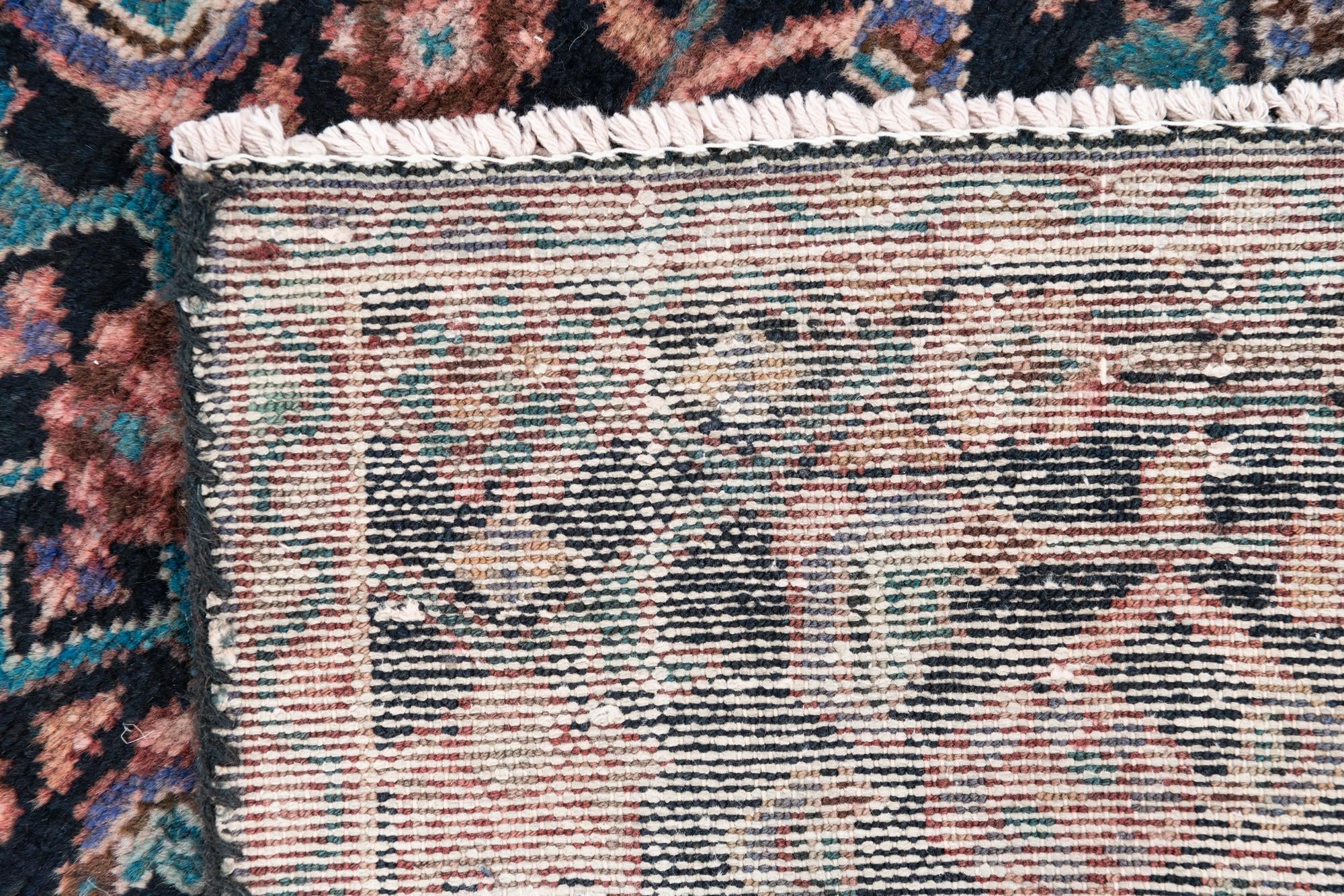 2' 1 x 9' 4 Hand Knotted Ultra Vintage Persian Wool Runner Rug