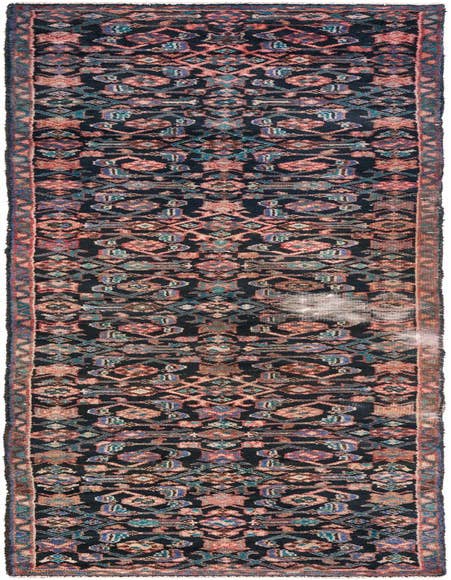 Detail image of 2' 1 x 9' 4 Hand Knotted Ultra Vintage Persian Wool Runner Rug