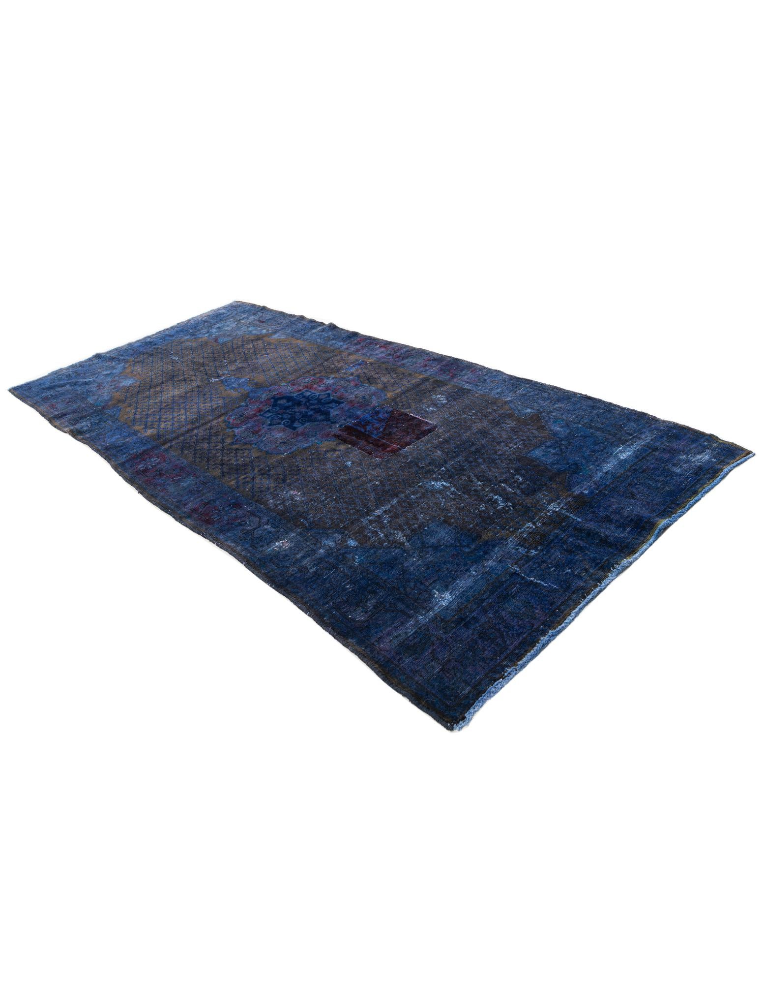 5' x 10' 5 Hand Knotted Ultra Vintage Persian Wool Runner Rug