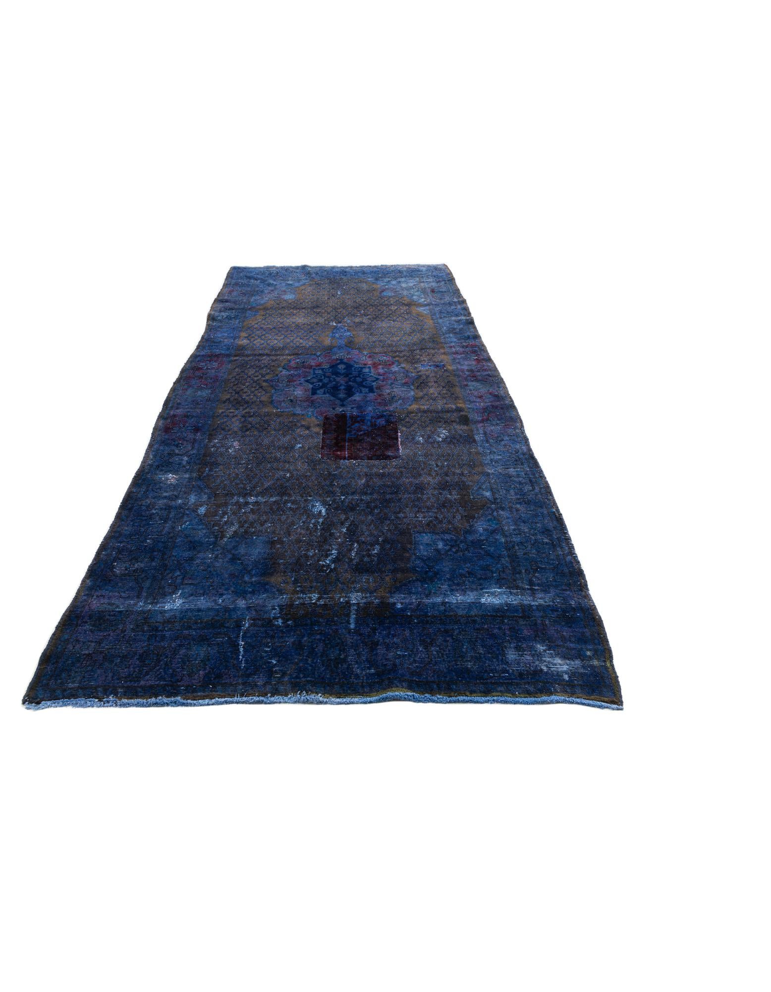 5' x 10' 5 Hand Knotted Ultra Vintage Persian Wool Runner Rug