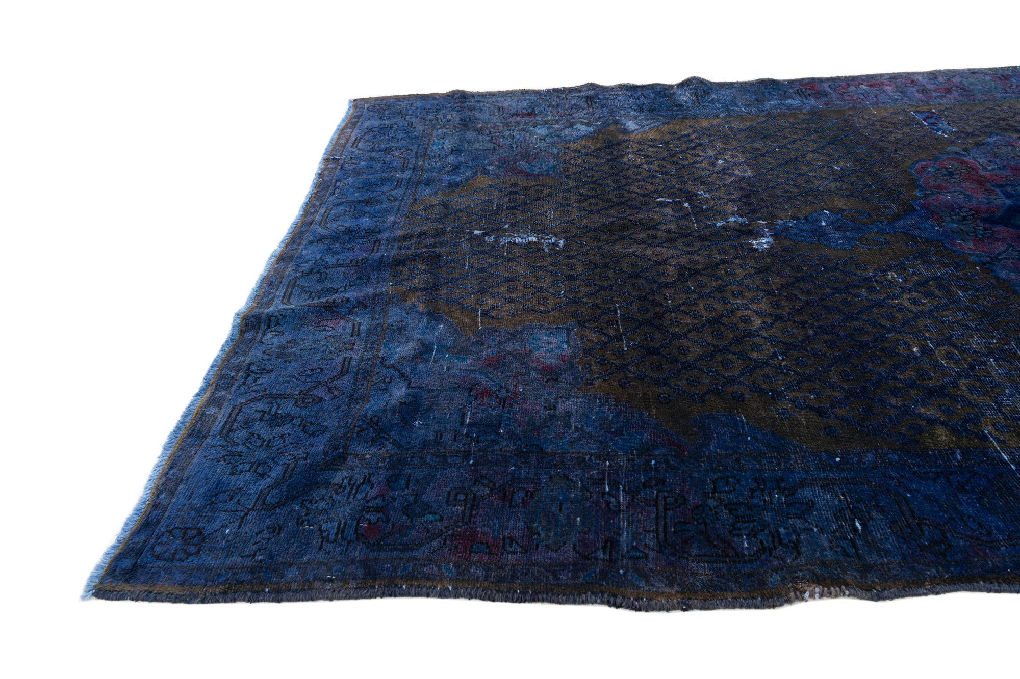 5' x 10' 5 Hand Knotted Ultra Vintage Persian Wool Runner Rug
