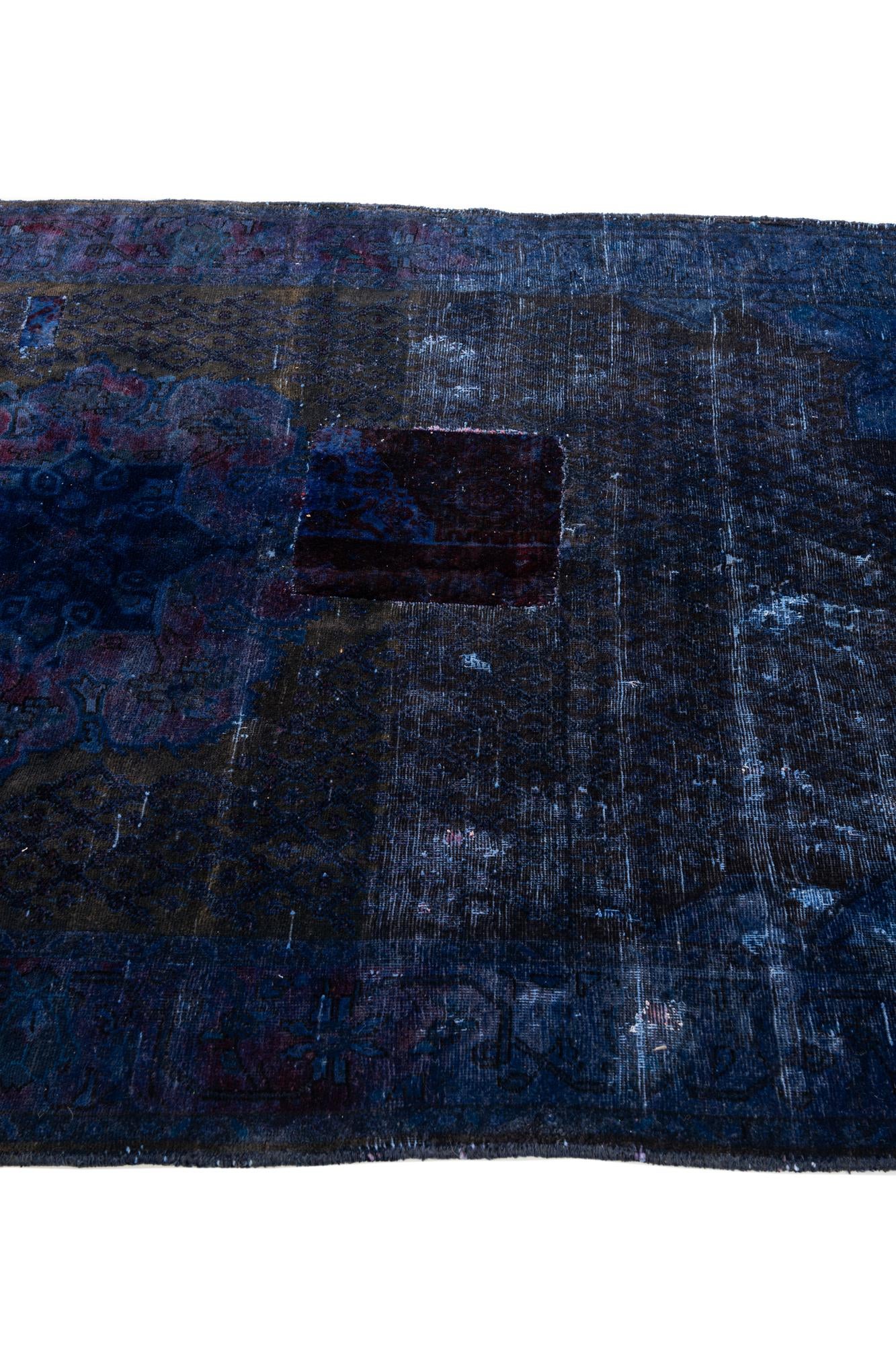 5' x 10' 5 Hand Knotted Ultra Vintage Persian Wool Runner Rug