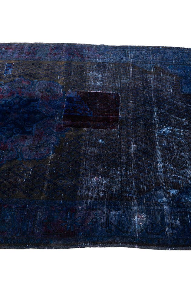 Detail image of 5' x 10' 5 Hand Knotted Ultra Vintage Persian Wool Runner Rug