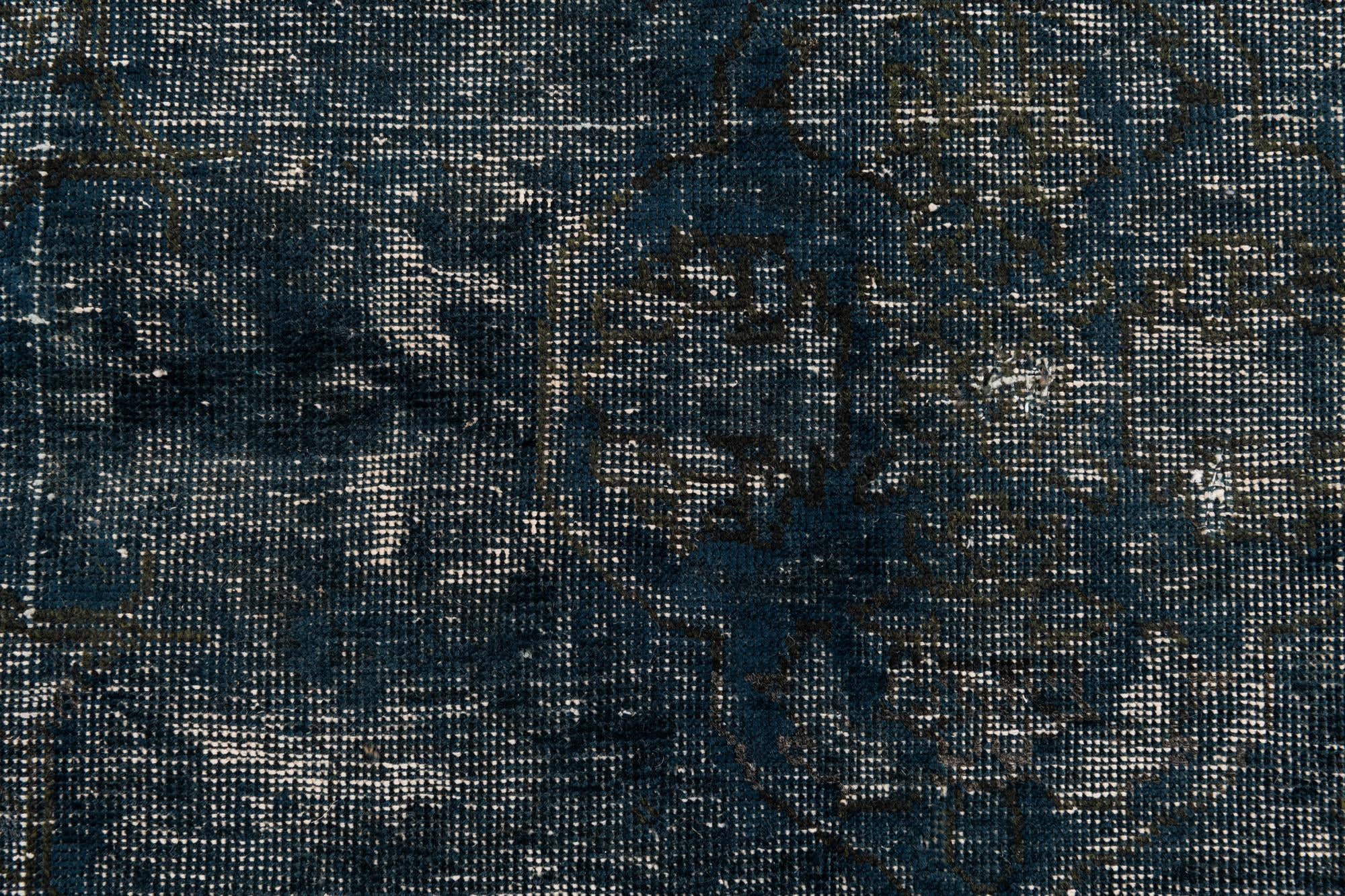 2' 8 x 9' Hand Knotted Ultra Vintage Persian Wool Runner Rug