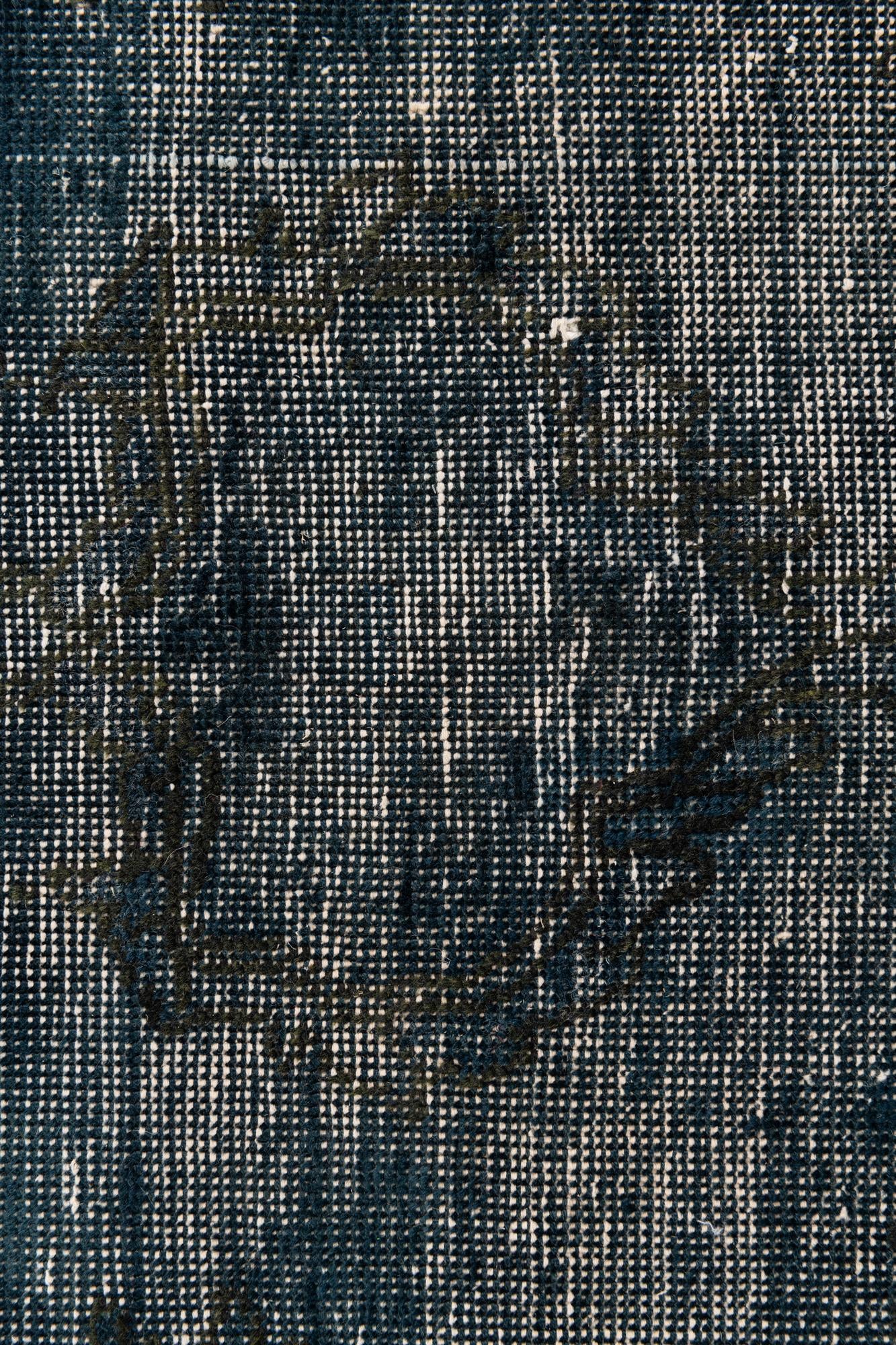 2' 8 x 9' Hand Knotted Ultra Vintage Persian Wool Runner Rug