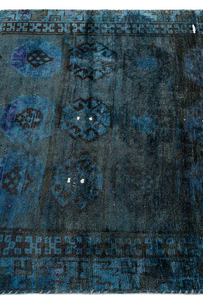 3' 8 x 8' 4 Hand Knotted Ultra Vintage Persian Wool Runner Rug