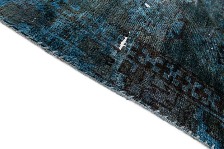3' 8 x 8' 4 Hand Knotted Ultra Vintage Persian Wool Runner Rug