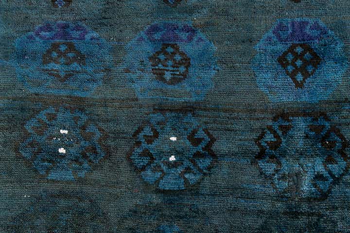 3' 8 x 8' 4 Hand Knotted Ultra Vintage Persian Wool Runner Rug