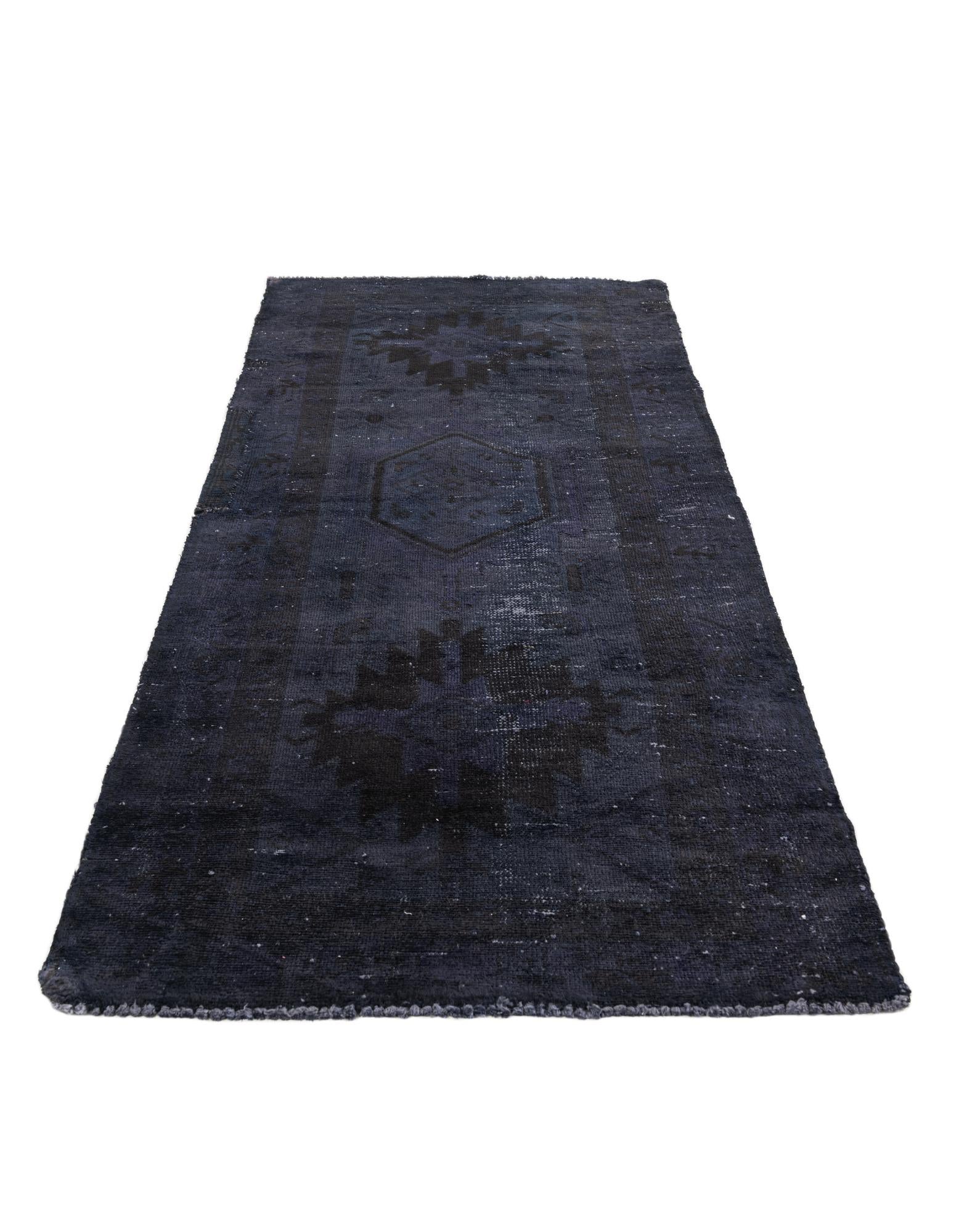 3' 3 x 6' 8 Hand Knotted Ultra Vintage Persian Wool Runner Rug