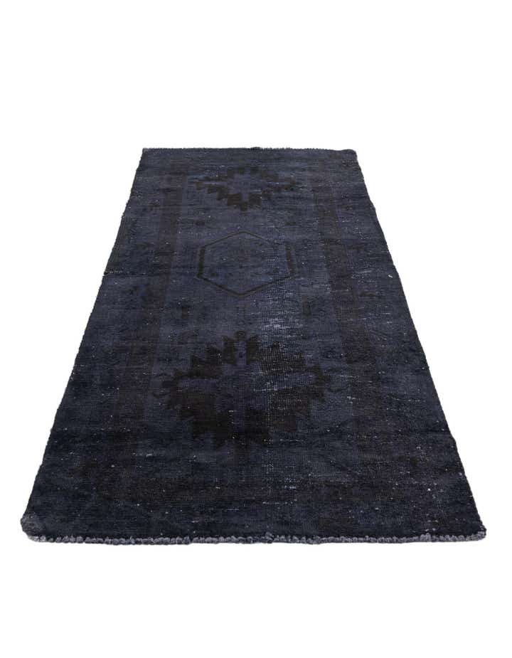 3' 3 x 6' 8 Hand Knotted Ultra Vintage Persian Wool Runner Rug