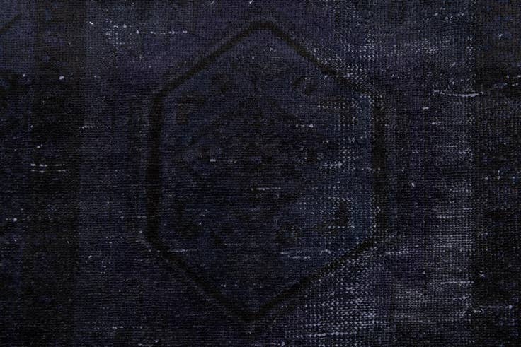 Detail image of 3' 3 x 6' 8 Hand Knotted Ultra Vintage Persian Wool Runner Rug