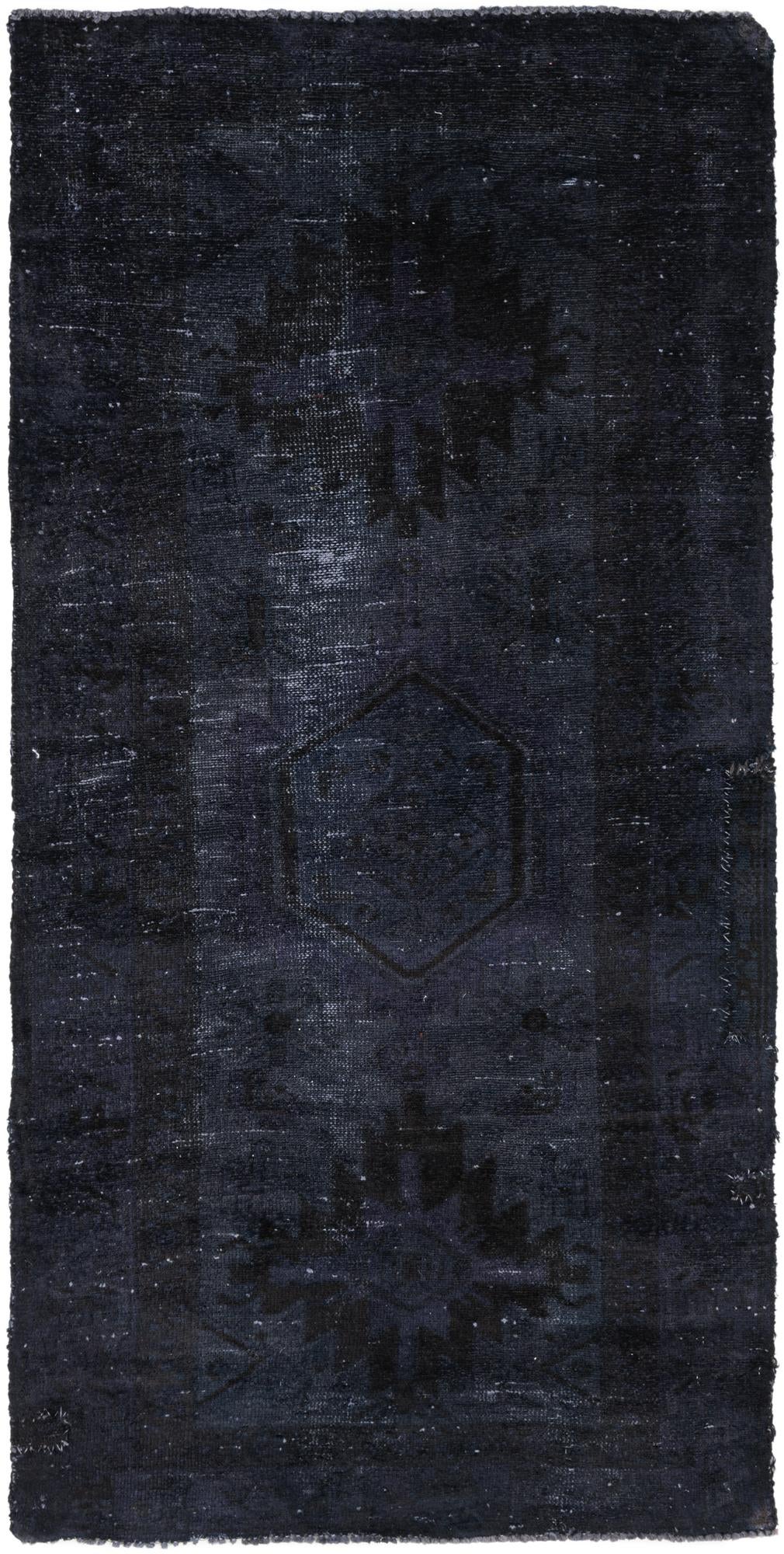 3' 3 x 6' 8 Hand Knotted Ultra Vintage Persian Wool Runner Rug