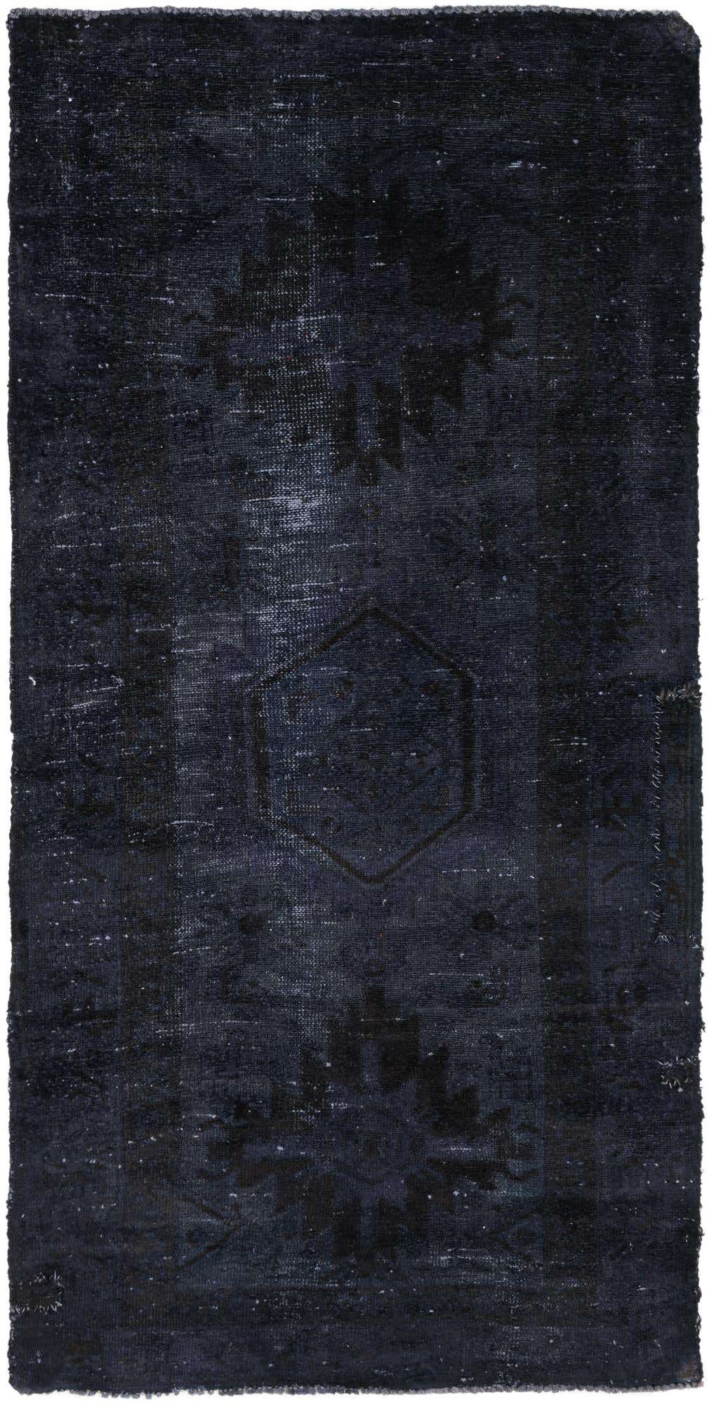 3' 3 x 6' 8 Hand Knotted Ultra Vintage Persian Wool Runner Rug