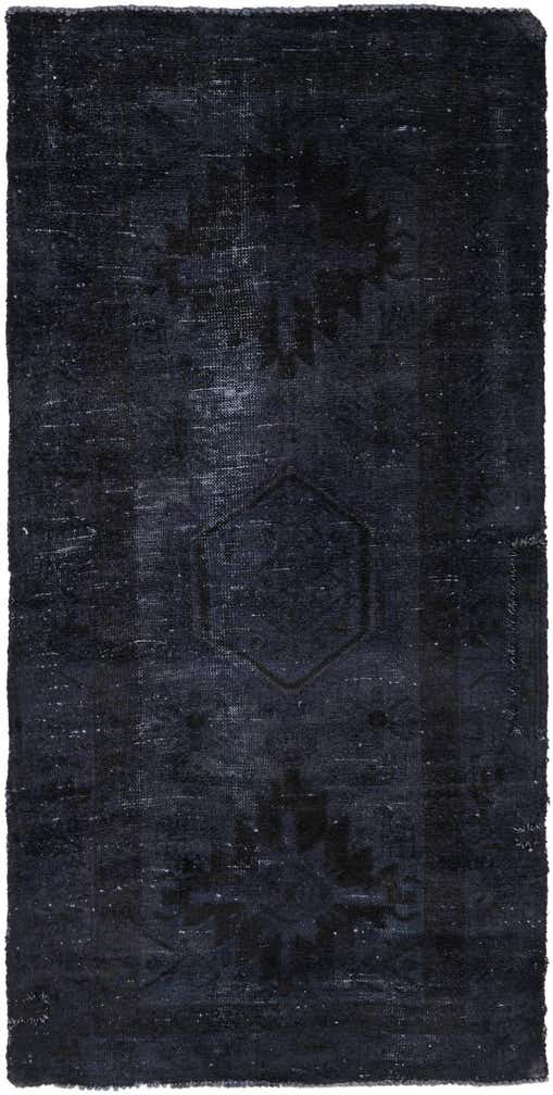 3' 3 x 6' 8 Hand Knotted Ultra Vintage Persian Wool Runner Rug