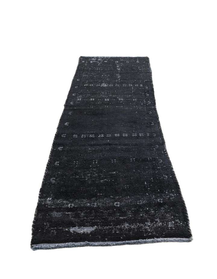 2' 8 x 8' 5 Hand Knotted Ultra Vintage Persian Wool Runner Rug