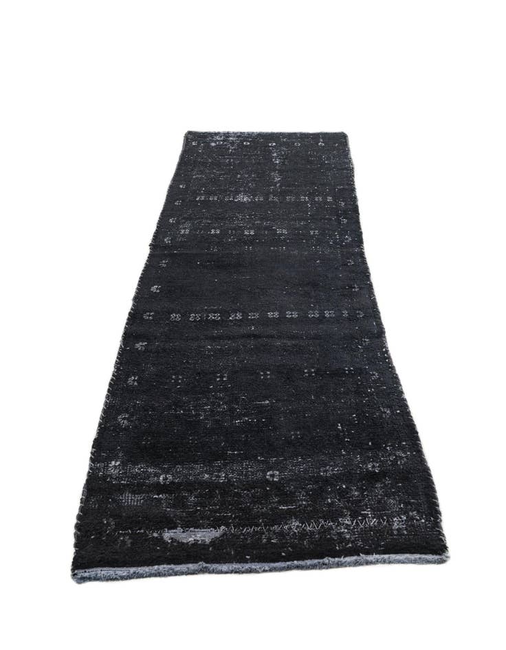 Detail image of 2' 8 x 8' 5 Hand Knotted Ultra Vintage Persian Wool Runner Rug