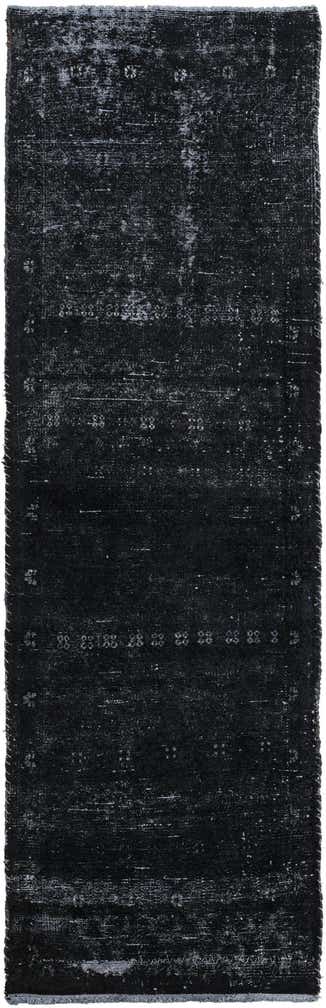 2' 8 x 8' 5 Hand Knotted Ultra Vintage Persian Wool Runner Rug