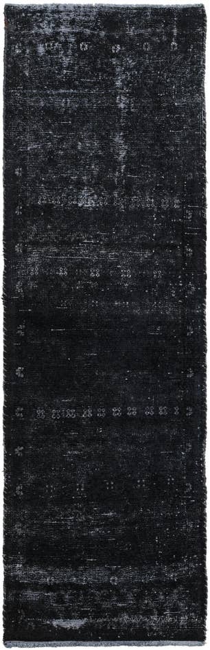 Detail image of 2' 8 x 8' 5 Hand Knotted Ultra Vintage Persian Wool Runner Rug
