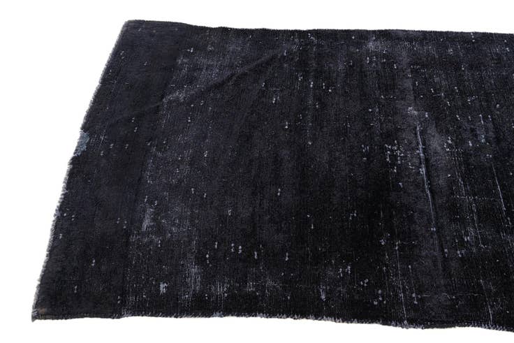 Detail image of 3' 7 x 9' 7 Hand Knotted Ultra Vintage Persian Wool Runner Rug